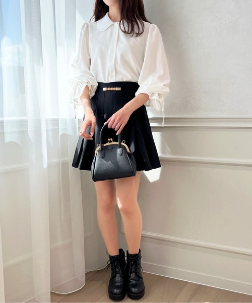 apres jour（アプレジュール）の「キャンディースリーブ襟付きブラウス【ZOZOTOWN限定アイテム】（シャツ/ブラウス・レディース・ブルー系その他/オフホワイト/ピンクベージュ・X-LARGE/フリー）」の10枚目の写真