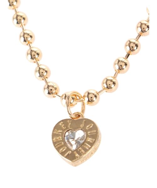 jouetie（ジュエティ）の「JOURNEY ハートボールチェーンネックレス（ネックレス・レディース・シルバー/ゴールド・FREE）」の6枚目の写真