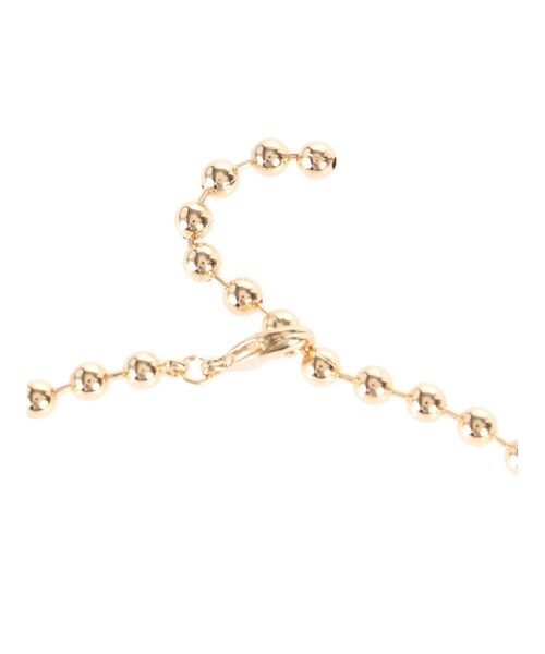 jouetie（ジュエティ）の「JOURNEY ハートボールチェーンネックレス（ネックレス・レディース・シルバー/ゴールド・FREE）」の8枚目の写真