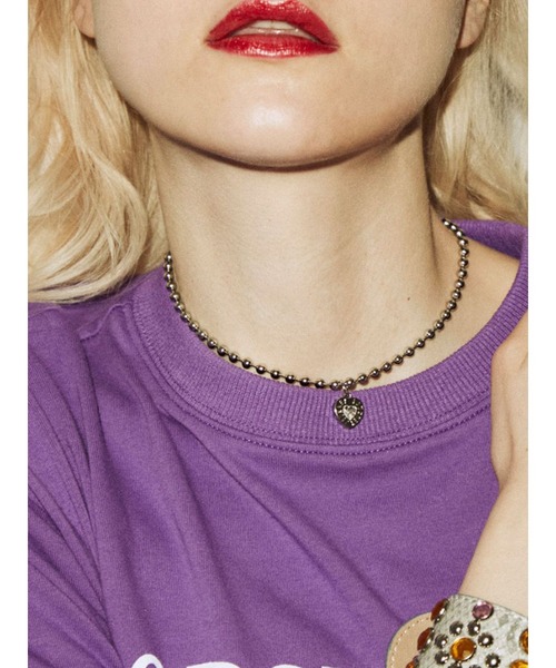 jouetie（ジュエティ）の「JOURNEY ハートボールチェーンネックレス（ネックレス・レディース・シルバー/ゴールド・FREE）」の2枚目の写真