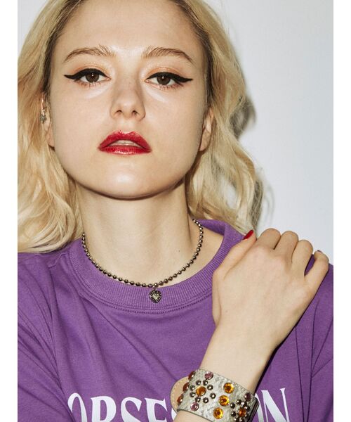 jouetie（ジュエティ）の「JOURNEY ハートボールチェーンネックレス（ネックレス・レディース・シルバー/ゴールド・FREE）」の11枚目の写真