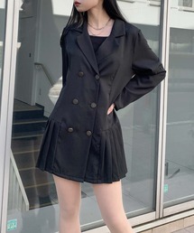Jacket style mini one-piece / ジャケット風ミニワンピース