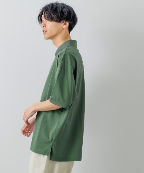 improves（インプローブス）の「ラグジュアリーシルケット オーバーサイズ ビッグ ポロシャツ（ポロシャツ・メンズ・ホワイト/グリーン/ブラック/ブルーグレー・MEDIUM/LARGE）」の18枚目の写真