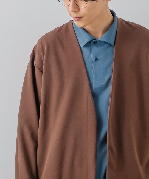 improves（インプローブス）の「ラグジュアリーシルケット オーバーサイズ ビッグ ポロシャツ（ポロシャツ・メンズ・ホワイト/グリーン/ブラック/ブルーグレー・MEDIUM/LARGE）」の14枚目の写真