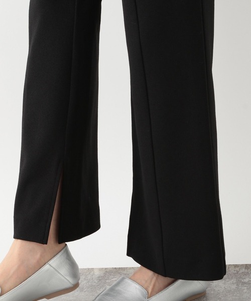 GLOBAL WORK（グローバルワーク）の「スゴらくカットスリットフレアパンツ/274374（その他パンツ・レディース・イエロー/ブラック/レッド/グリーン・MEDIUM/LARGE）」の6枚目の写真