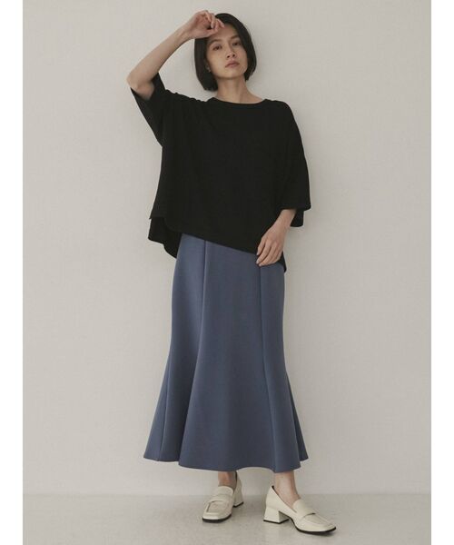 COTORICA(コトリカ)の「ダンボールマーメイドロングスカート【セットアップ対応】(スカート・レディース・アイボリー/ブラック/ブルー・SMALL/MEDIUM)」の17枚目の写真