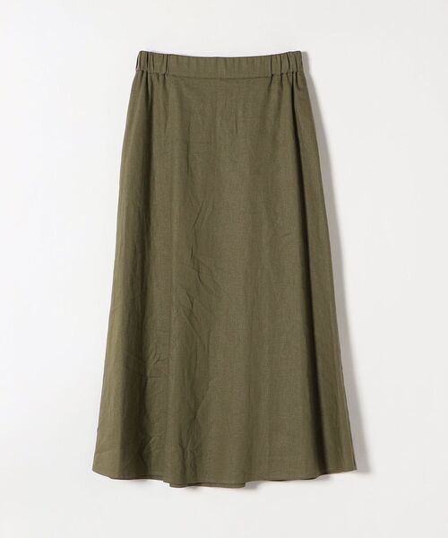 SHIPS any(シップス エニィ)の「SHIPS any:〈ウォッシャブル〉リネン ミックス マーメイド スカート◇(スカート・レディース・カーキ/ブラック/ホワイト/ベージュ・38/36)」の5枚目の写真