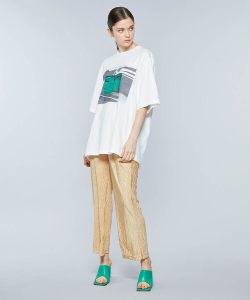 JANESMITH(ジェーンスミス)の「【JANE SMITH(ジェーンスミス)】コールマンプレイグラウンドショートスリーブ 22SCT-#132S-SN(Tシャツ/カットソー・レディース・ホワイト・SMALL)」の3枚目の写真