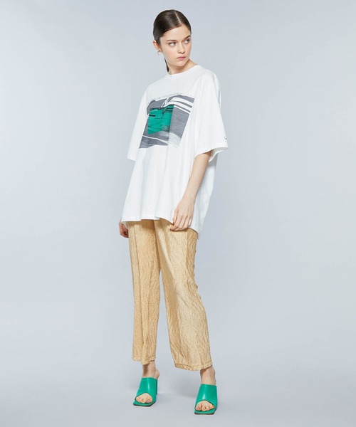 JANESMITH(ジェーンスミス)の「【JANE SMITH(ジェーンスミス)】コールマンプレイグラウンドショートスリーブ 22SCT-#132S-SN(Tシャツ/カットソー・レディース・ホワイト・SMALL)」の5枚目の写真