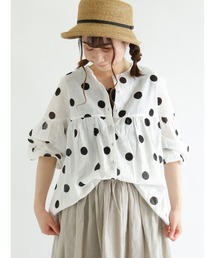 Samansa Mos2 | リサイクルリネンブラウス(シャツ/ブラウス)