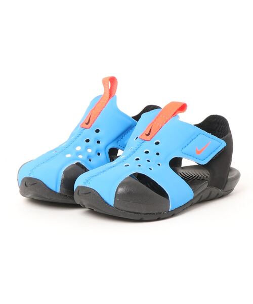 NIKE(ナイキ)の「《NIKE》ナイキ サンレイ プロテクト 2 TD(サンダル・キッズ・ブラック/ブルー/ブルー系その他/パープル系その他/パープル系その他2/ピンク系その他・9cm/8cm/16.0cm/14.0cm/10cm/12.0cm/15.0cm/11cm/13.0cm)」の3枚目の写真