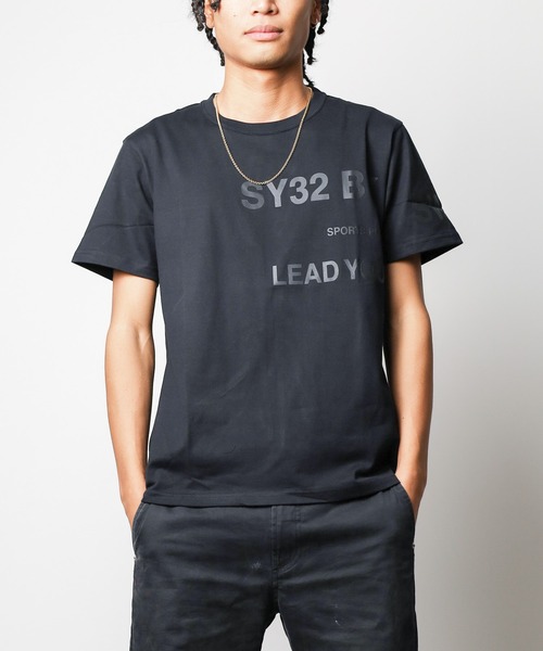 セール】《SY32 by SWEET YEARS》AROUND LOGO TEE（Tシャツ