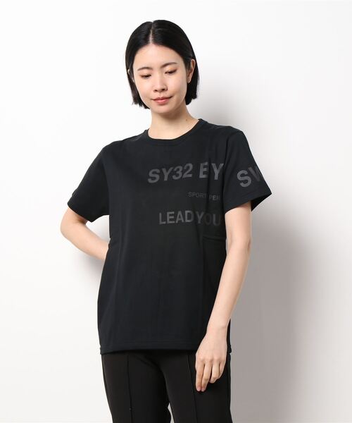 セール】《SY32 by SWEET YEARS》AROUND LOGO TEE（Tシャツ