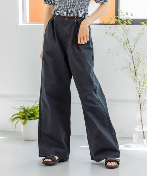 repipi armario（レピピ アルマリオ）の「ライトオンスホックデニム（デニムパンツ・キッズ・ブラック/グレー/ブルー系その他/ブルー系その他2・SMALL/MEDIUM/LARGE）」の2枚目の写真