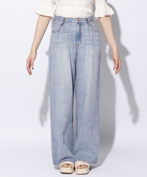 repipi armario（レピピ アルマリオ）の「ライトオンスホックデニム（デニムパンツ・キッズ・ブラック/グレー/ブルー系その他/ブルー系その他2・SMALL/MEDIUM/LARGE）」の18枚目の写真