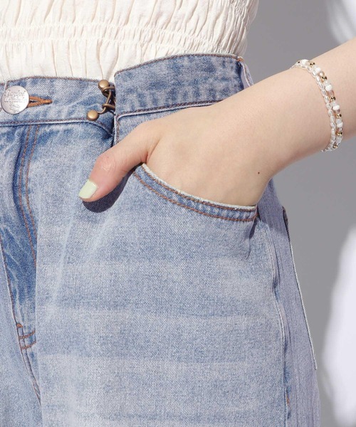 repipi armario（レピピ アルマリオ）の「ライトオンスホックデニム（デニムパンツ・キッズ・ブラック/グレー/ブルー系その他/ブルー系その他2・SMALL/MEDIUM/LARGE）」の19枚目の写真