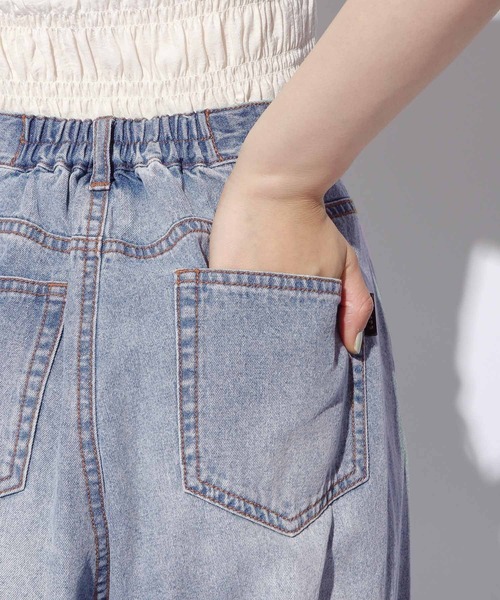 repipi armario（レピピ アルマリオ）の「ライトオンスホックデニム（デニムパンツ・キッズ・ブラック/グレー/ブルー系その他/ブルー系その他2・SMALL/MEDIUM/LARGE）」の9枚目の写真