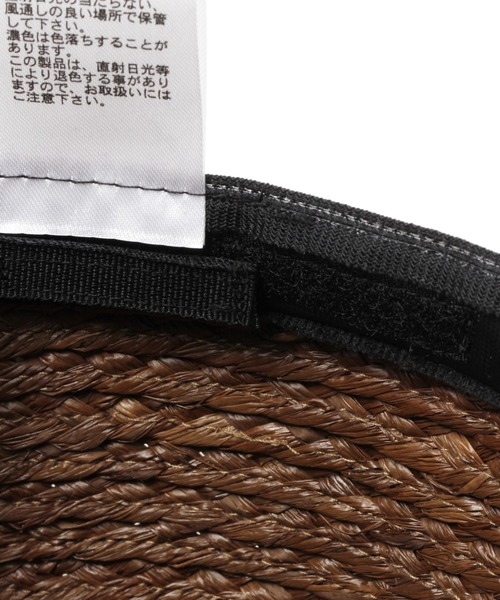 studio CLIP(スタディオクリップ)の「ブレード中折れハット(ハット・レディース・ブラウン/ナチュラル/チャコール・FREE)」の6枚目の写真