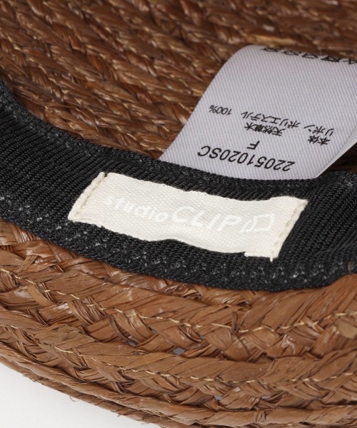 studio CLIP(スタディオクリップ)の「ブレード中折れハット(ハット・レディース・ブラウン/ナチュラル/チャコール・FREE)」の5枚目の写真