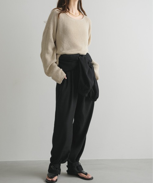 NEUNA(ヌナ)の「【ふかふかソールで歩きやすい!】キルティングクッショントングサンダル(サンダル・レディース・アイボリー/ブラック・SMALL/MEDIUM/LARGE)」の18枚目の写真