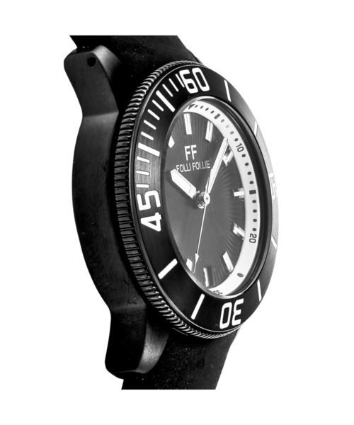 Folli Follie（フォリフォリ）の「Folli Follie/フォリフォリ OLYTEUS 腕時計 FF-WF8Y037ZDK-BK レディース（アナログ腕時計・レディース・ブラック・FREE）」の2枚目の写真