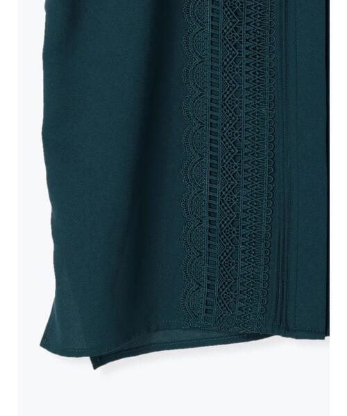 Te chichi(テチチ)の「フロントレースフレンチスリーブブラウス(シャツ/ブラウス・レディース・オフホワイト/グリーン/ブラック・フリ-)」の13枚目の写真