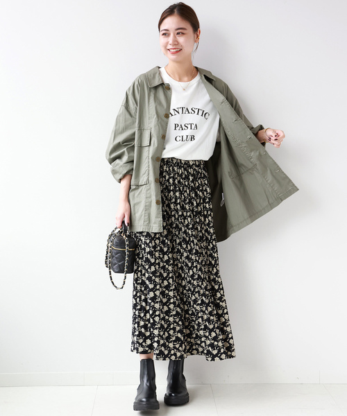 JOURNAL STANDARD relume(ジャーナルスタンダード レリューム)の「《追加》ARMYジャケット(ミリタリージャケット・レディース・ベージュ/カーキ・FREE)」の16枚目の写真