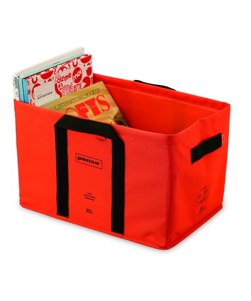 PENCO（ペンコ）の「penco Box Tote ペンコ ボックストート 折りたたみ式 収納ボックス（収納グッズ・レディース・ダークグリーン/ベージュ/ネイビー/グレー/オレンジ・FREE）」の17枚目の写真