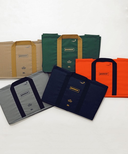 PENCO（ペンコ）の「penco Box Tote ペンコ ボックストート 折りたたみ式 収納ボックス（収納グッズ・レディース・ダークグリーン/ベージュ/ネイビー/グレー/オレンジ・FREE）」の11枚目の写真