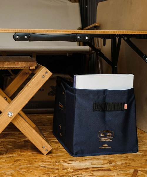 PENCO（ペンコ）の「penco Box Tote ペンコ ボックストート 折りたたみ式 収納ボックス（収納グッズ・レディース・ダークグリーン/ベージュ/ネイビー/グレー/オレンジ・FREE）」の14枚目の写真