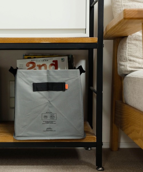 PENCO（ペンコ）の「penco Box Tote ペンコ ボックストート 折りたたみ式 収納ボックス（収納グッズ・レディース・ダークグリーン/ベージュ/ネイビー/グレー/オレンジ・FREE）」の15枚目の写真