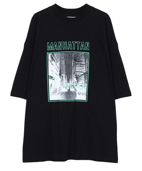 Figments（フィグメンツ）の「MANHATTAN Tシャツ（Tシャツ/カットソー・レディース・ブラック・FREE）」の2枚目の写真
