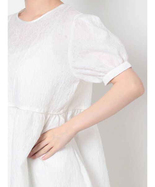 merry Jenny メリージェニー flowerジャガードミニワンピース merry jenny flowerジャガードミニワンピース（アイボリー