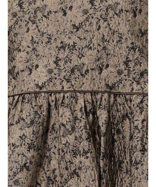 セール】flowerジャガードミニワンピース（ワンピース）｜merry