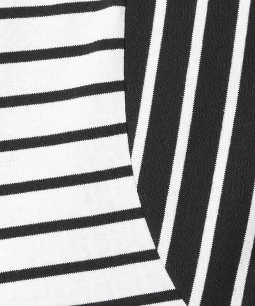 LOWRYS FARM（ローリーズファーム）の「ＵＳＡＢＩＧボーダー　124957（Tシャツ/カットソー・メンズ・ホワイト/ブラック/ブラウン・MEDIUM/LARGE）」の11枚目の写真