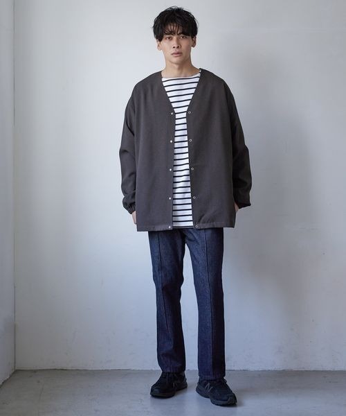 LOWRYS FARM（ローリーズファーム）の「ＵＳＡＢＩＧボーダー　124957（Tシャツ/カットソー・メンズ・ホワイト/ブラック/ブラウン・MEDIUM/LARGE）」の19枚目の写真