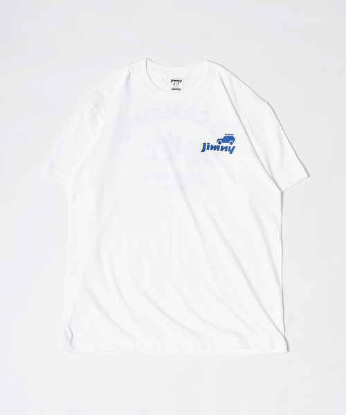 417 EDIFICE(フォーワンセブンエディフィス)の「【417×JIMNY/ジムニー】 LE CAMPING 別注Tシャツ(Tシャツ/カットソー・メンズ・ホワイト/ブラック/カーキ・MEDIUM/LARGE/X-LARGE)」の4枚目の写真