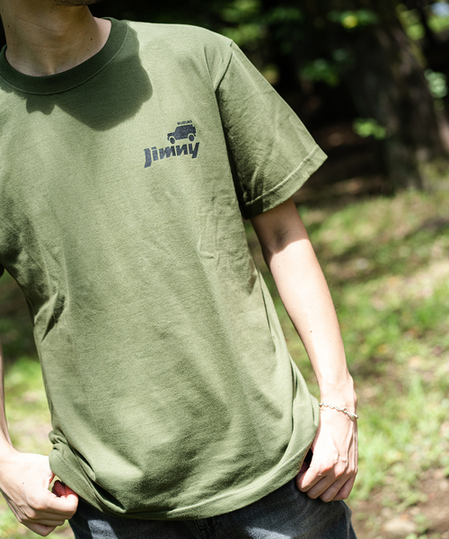 417 EDIFICE(フォーワンセブンエディフィス)の「【417×JIMNY/ジムニー】 LE CAMPING 別注Tシャツ(Tシャツ/カットソー・メンズ・ホワイト/ブラック/カーキ・MEDIUM/LARGE/X-LARGE)」の10枚目の写真