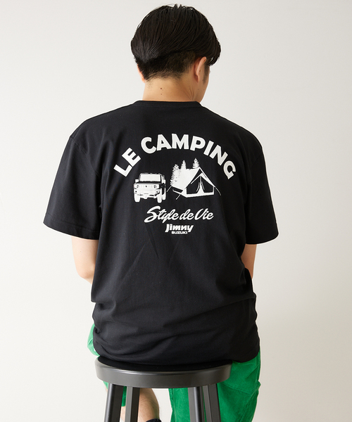 417 EDIFICE(フォーワンセブンエディフィス)の「【417×JIMNY/ジムニー】 LE CAMPING 別注Tシャツ(Tシャツ/カットソー・メンズ・ホワイト/ブラック/カーキ・MEDIUM/LARGE/X-LARGE)」の13枚目の写真