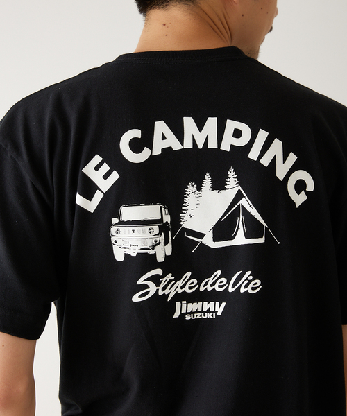 417 EDIFICE(フォーワンセブンエディフィス)の「【417×JIMNY/ジムニー】 LE CAMPING 別注Tシャツ(Tシャツ/カットソー・メンズ・ホワイト/ブラック/カーキ・MEDIUM/LARGE/X-LARGE)」の16枚目の写真