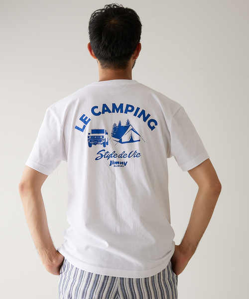 417 EDIFICE(フォーワンセブンエディフィス)の「【417×JIMNY/ジムニー】 LE CAMPING 別注Tシャツ(Tシャツ/カットソー・メンズ・ホワイト/ブラック/カーキ・MEDIUM/LARGE/X-LARGE)」の20枚目の写真