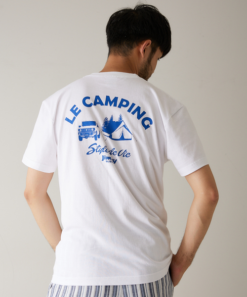 417 EDIFICE(フォーワンセブンエディフィス)の「【417×JIMNY/ジムニー】 LE CAMPING 別注Tシャツ(Tシャツ/カットソー・メンズ・ホワイト/ブラック/カーキ・MEDIUM/LARGE/X-LARGE)」の21枚目の写真