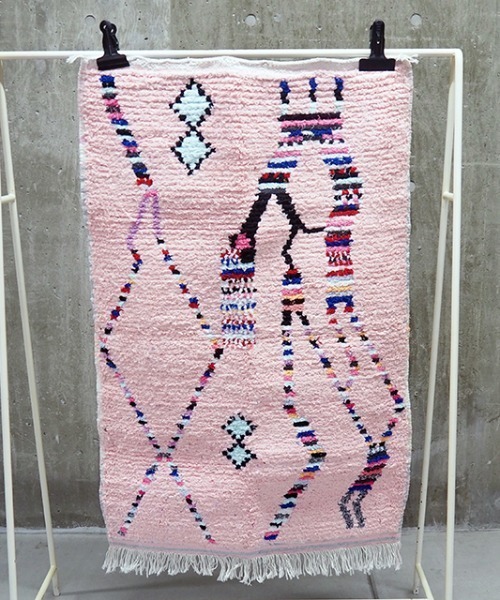 CONTROL FREAK / CTFK(コントロールフリーク)の「CONTROL FREAK(コントロールフリーク)BOUCHEROUITE(ラグ/マット・レディース・ホワイト/ブラック/レッド/オフホワイト/ピンク/イエロー/アイボリー/クリーム/マルチ/ストライプ/チェック・FREE)」の8枚目の写真