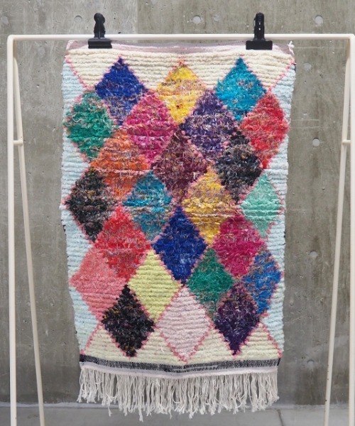 CONTROL FREAK / CTFK(コントロールフリーク)の「CONTROL FREAK(コントロールフリーク)BOUCHEROUITE(ラグ/マット・レディース・ホワイト/ブラック/レッド/オフホワイト/ピンク/イエロー/アイボリー/クリーム/マルチ/ストライプ/チェック・FREE)」の10枚目の写真