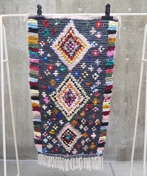 CONTROL FREAK / CTFK(コントロールフリーク)の「CONTROL FREAK(コントロールフリーク)BOUCHEROUITE(ラグ/マット・レディース・ホワイト/ブラック/レッド/オフホワイト/ピンク/イエロー/アイボリー/クリーム/マルチ/ストライプ/チェック・FREE)」の5枚目の写真