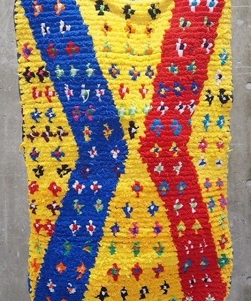 CONTROL FREAK / CTFK(コントロールフリーク)の「CONTROL FREAK(コントロールフリーク)BOUCHEROUITE(ラグ/マット・レディース・ホワイト/ブラック/レッド/オフホワイト/ピンク/イエロー/アイボリー/クリーム/マルチ/ストライプ/チェック・FREE)」の12枚目の写真