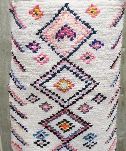 CONTROL FREAK / CTFK(コントロールフリーク)の「CONTROL FREAK(コントロールフリーク)BOUCHEROUITE(ラグ/マット・レディース・ホワイト/ブラック/レッド/オフホワイト/ピンク/イエロー/アイボリー/クリーム/マルチ/ストライプ/チェック・FREE)」の14枚目の写真