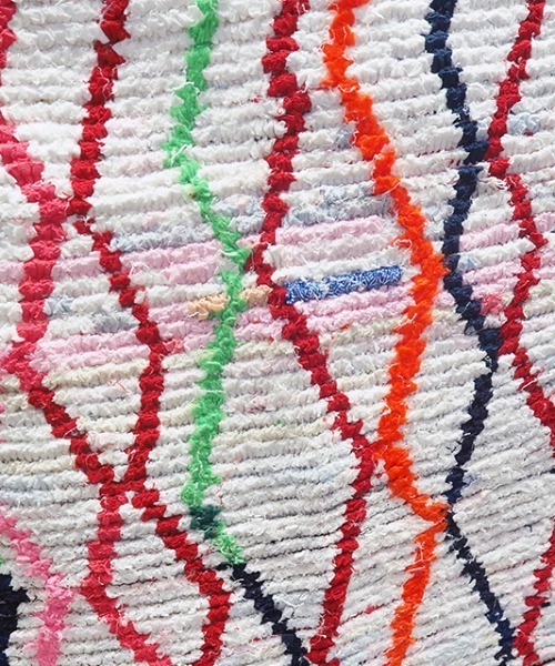 CONTROL FREAK / CTFK(コントロールフリーク)の「CONTROL FREAK(コントロールフリーク)BOUCHEROUITE(ラグ/マット・レディース・ホワイト/ブラック/レッド/オフホワイト/ピンク/イエロー/アイボリー/クリーム/マルチ/ストライプ/チェック・FREE)」の17枚目の写真