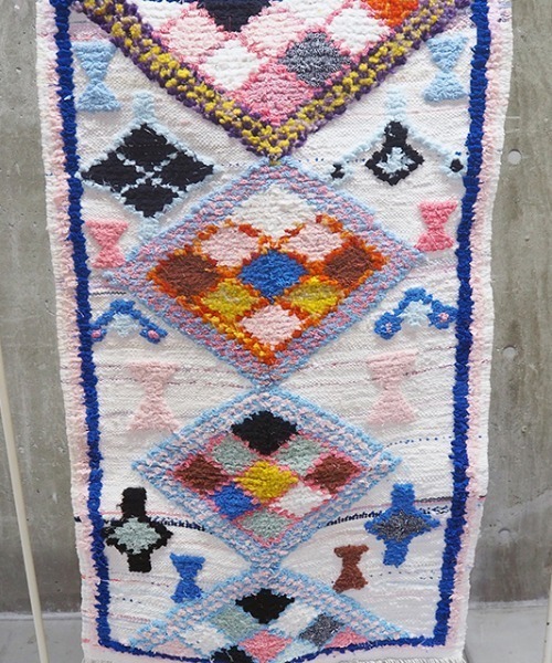 CONTROL FREAK / CTFK(コントロールフリーク)の「CONTROL FREAK(コントロールフリーク)BOUCHEROUITE(ラグ/マット・レディース・ホワイト/ブラック/レッド/オフホワイト/ピンク/イエロー/アイボリー/クリーム/マルチ/ストライプ/チェック・FREE)」の21枚目の写真