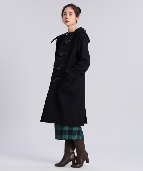 INED CLARO(イネドクラロ)の「【WEB限定】ダッフルコート 日本製 通勤(ダッフルコート・レディース・オフホワイト/ベージュ/ネイビー・7号/9号/11号)」の17枚目の写真